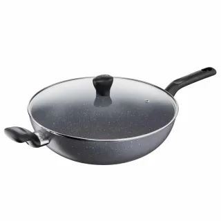 Tefal特福 礦石灰系列不沾深煎鍋24cm 1個【家樂福】 歷史價格詳細信息