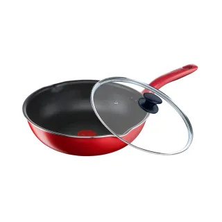 【Tefal 特福】全新鈦升級-美食家鈦極系列32CM不沾鍋炒鍋加蓋(電磁爐適用) 歷史價格詳細信息