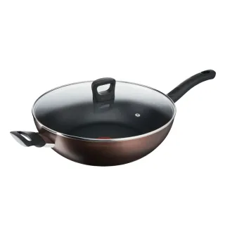 【Tefal 特福】全新鈦升級-璀璨系列28CM多用不沾鍋深平鍋/炒鍋型+玻璃蓋 歷史價格詳細信息