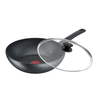 【Tefal 特福】全新鈦升級-璀璨系列28CM多用不沾鍋深平鍋/炒鍋型+玻璃蓋 歷史價格詳細信息