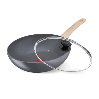 Tefal法國特福 暖木岩燒系列28CM不沾小炒鍋(電磁爐適用)｜法國製 歷史價格詳細信息