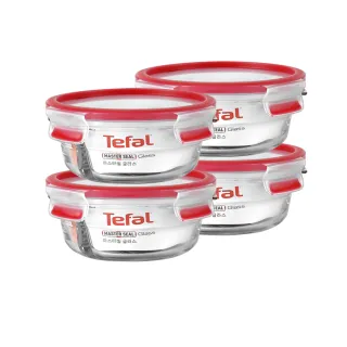 【Tefal 特福】新一代無縫膠圈耐熱玻璃保鮮盒5件組(600ML*2+450ML+700ML+850ML) 歷史價格詳細信息