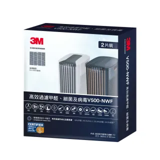3M V500-NWF 空氣清淨機專用濾網 2片裝 歷史價格詳細信息