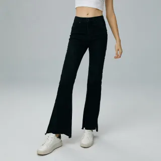 【BRAPPERS】女款 中腰彈性喇叭褲(黑) 歷史價格詳細信息