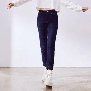 丹寧七分褲 潮流休閒褲 牛仔短褲 寬鬆百搭 [D725]夏季七分牛仔褲男士韓版修身小腳褲潮流男裝薄款百搭短褲子男中褲-至簡原創 歷史價格詳細信息