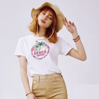 BRAPPERS 女款 手寫logo植絨印花T-粉 歷史價格詳細信息