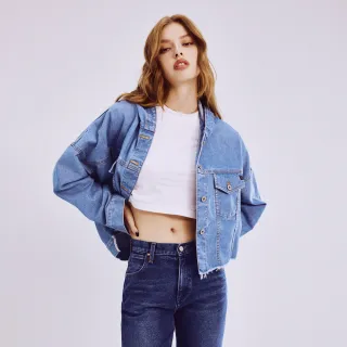 【BRAPPERS】女款 寬版落肩牛仔外套(藍) 歷史價格詳細信息