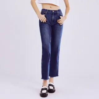 BRAPPERS 女款 Boy friend系列-中腰彈性八分褲-深藍 歷史價格詳細信息