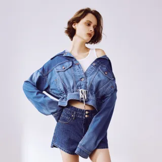 BRAPPERS 女款 落肩短版舖棉外套-黑 歷史價格詳細信息