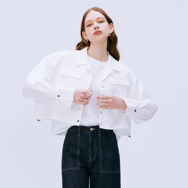 BRAPPERS 女款 雙面穿羊羔絨外套-米白 歷史價格詳細信息