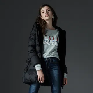 毛領連帽英字刺繡鬆緊拉鍊口袋羽絨棉外套(綠.卡其L-4L)-J269熊衣褲語 歷史價格詳細信息