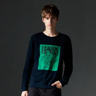 BRAPPERS 女款 披頭四彩色LOGO印花長袖T-淺綠 歷史價格詳細信息