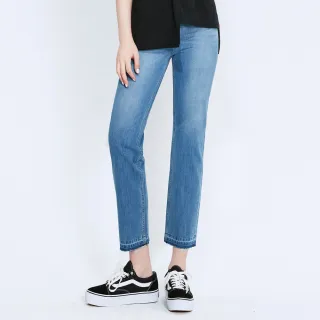 【BRAPPERS】女款 Boy Friend Jeans系列-中低腰全棉割破八分褲(深藍) 歷史價格詳細信息