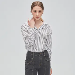 BRAPPERS 女款 典雅V領喇叭袖襯衫-橘紅 歷史價格詳細信息