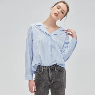 BRAPPERS 女款 典雅V領喇叭袖襯衫-橘紅 歷史價格詳細信息