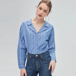 BRAPPERS 女款 典雅V領喇叭袖襯衫-橘紅 歷史價格詳細信息