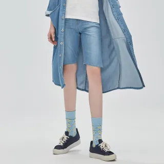 BRAPPERS 女款 Boy friend系列-中腰彈性八分褲-深藍 歷史價格詳細信息