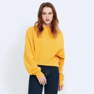 BRAPPERS 女款 簡約圓領落肩線衫-淺杏 歷史價格詳細信息