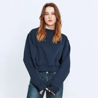 BRAPPERS 女款 簡約圓領落肩線衫-淺杏 歷史價格詳細信息