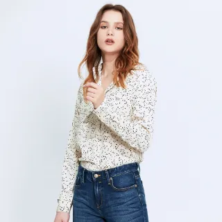 BRAPPERS 女款 典雅V領喇叭袖襯衫-橘紅 歷史價格詳細信息