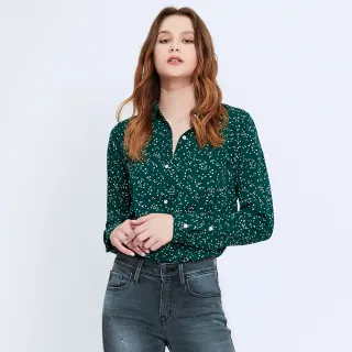 BRAPPERS 女款 典雅V領喇叭袖襯衫-橘紅 歷史價格詳細信息