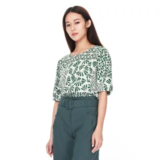 【KeyWear 奇威名品】小格子泡泡袖上衣 歷史價格詳細信息