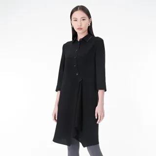 【KeyWear 奇威名品】不規則條紋拼接線條修身洋裝 歷史價格詳細信息