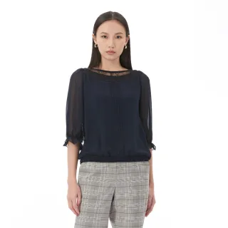 【KeyWear 奇威名品】蕾絲七分袖合身洋裝 歷史價格詳細信息