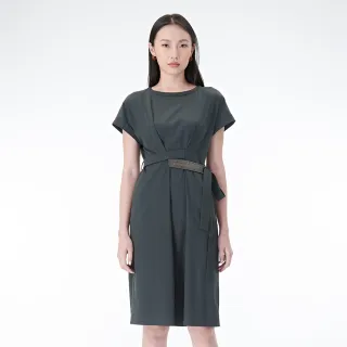【KeyWear 奇威名品】不規則條紋拼接線條修身洋裝 歷史價格詳細信息