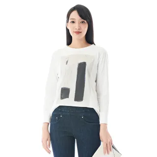 【KeyWear 奇威名品】印花釘珠絲光棉連帽上衣 歷史價格詳細信息