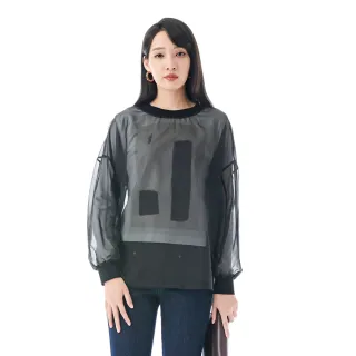 【KeyWear 奇威名品】質感印花拼接色織優雅長裙 歷史價格詳細信息