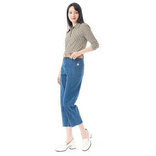 【KeyWear 奇威名品】寬鬆闊腿純色七分褲 歷史價格詳細信息