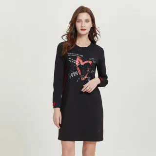 【KeyWear 奇威名品】浪漫愛心長袖洋裝 價格比較,價格查詢,歷史價格詳細信息