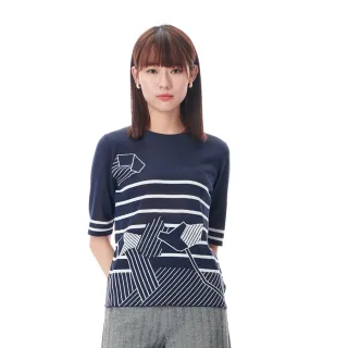 【KeyWear 奇威名品】夏季印花公主袖圓領短袖洋裝 歷史價格詳細信息