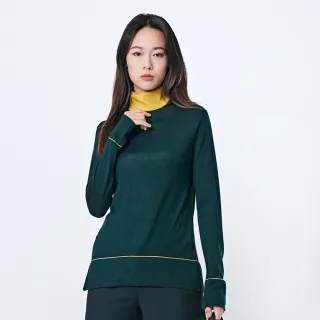 【KeyWear 奇威名品】撞色羊毛針織衫 歷史價格詳細信息