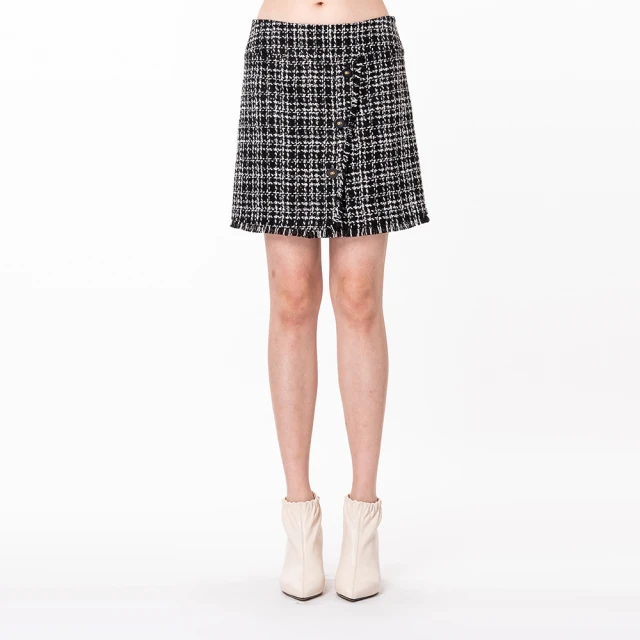 【KeyWear 奇威名品】小格子泡泡袖上衣 歷史價格詳細信息