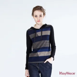 【KeyWear 奇威名品】童趣字母印花休閒上衣 歷史價格詳細信息