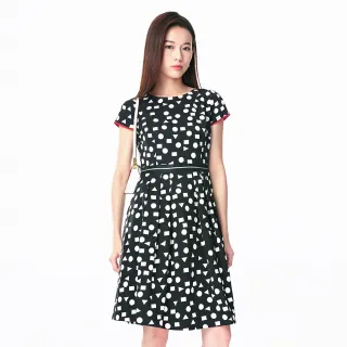 【KeyWear 奇威名品】紅色格紋雙排釦長大衣 歷史價格詳細信息