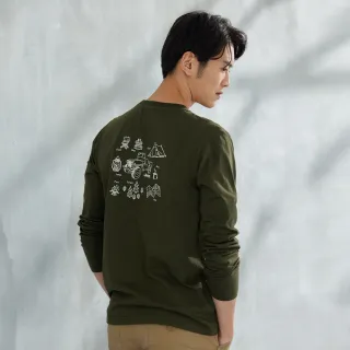 【JEEP】男裝 美式跳色燈芯絨大學T(綠色) 歷史價格詳細信息