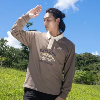 【JEEP】男裝 山峰圖騰LOGO設計短袖T恤(咖啡色) 歷史價格詳細信息
