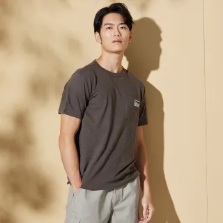 【JEEP】男裝 簡約品牌LOGO刷毛長袖大學T(黑色) 歷史價格詳細信息