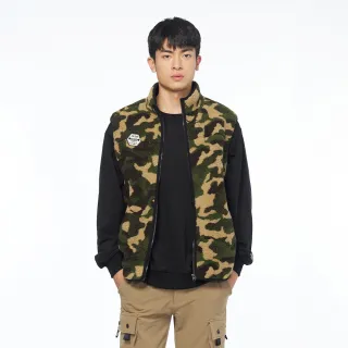 立領迷彩馬甲男士秋冬季韓版潮流帥氣羽絨棉背心加厚短款無袖外套-毛毛男裝 歷史價格詳細信息