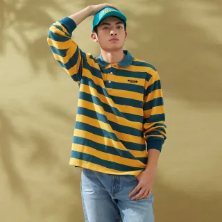 【JEEP】男裝 美式跳色燈芯絨大學T(綠色) 歷史價格詳細信息