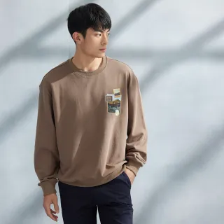 JEEP吉普大學T男春秋刷毛新品男士寬鬆大尺碼素色長袖圓領T恤運動服 秋季新品 歷史價格詳細信息