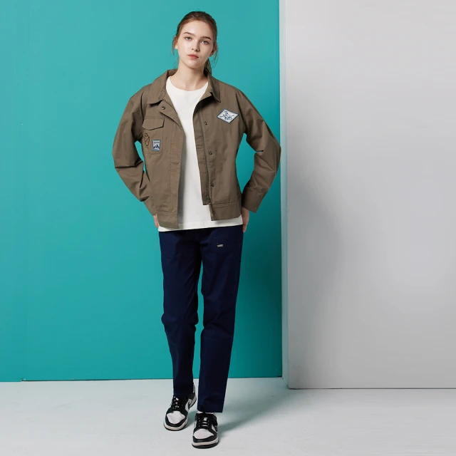 【JEEP】女裝率性寬直筒休閒長褲(黑色) 歷史價格詳細信息