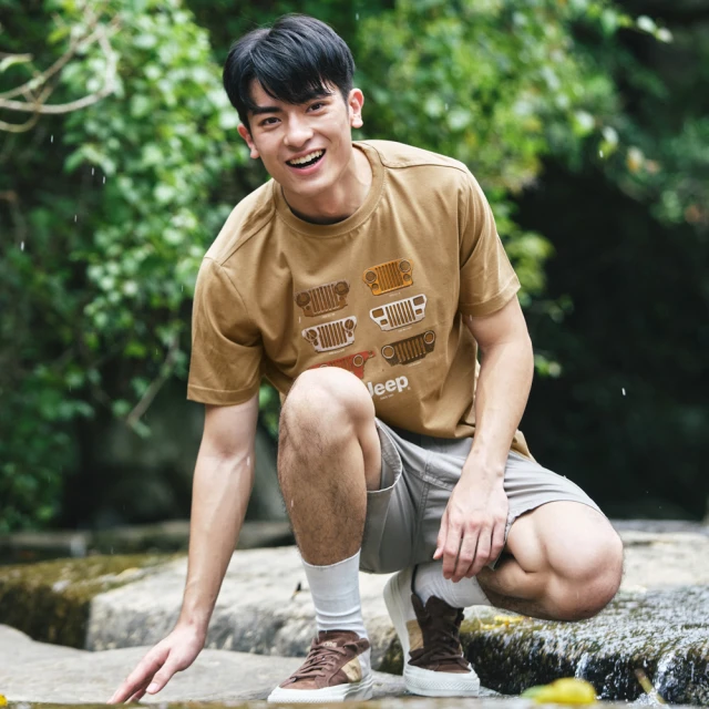 【JEEP】吉普鴨純棉短袖T恤 男女適穿(白色) 歷史價格詳細信息