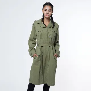 【JEEP】女裝 軍風休閒連帽背心式洋裝(綠色) 歷史價格詳細信息