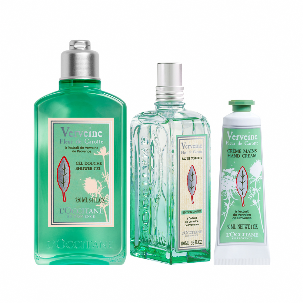 【L’OCCITANE歐舒丹】馬鞭草花香沐護組(蕾絲花馬鞭草沐浴膠250ml+護手霜30ml) 歷史價格詳細信息