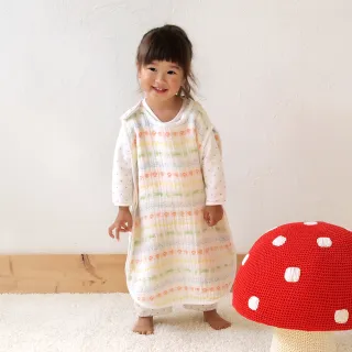 【Hoppetta】彩虹蘑菇六層紗防踢背心小蓋被禮盒組(0-3歲嬰童版 正反兩面可穿日本製冬暖夏涼四季款) 歷史價格詳細信息