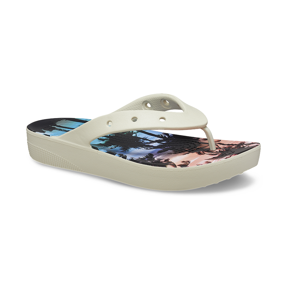 【Crocs】女鞋 經典厚底人字拖(207714-2Y2) 歷史價格詳細信息